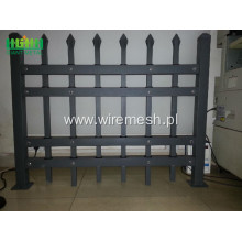 Wrought iron picket fence